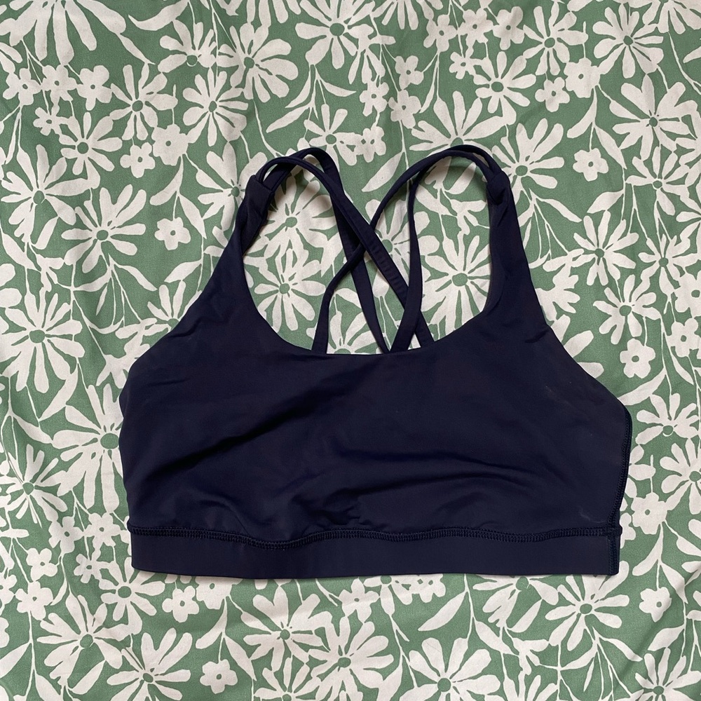 Lululemon blue sports bra